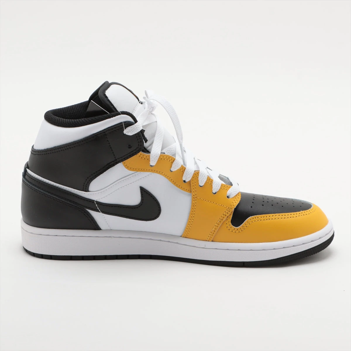 ナイキ AIR JORDAN 1 MID レザー×ファブリック ハイカット