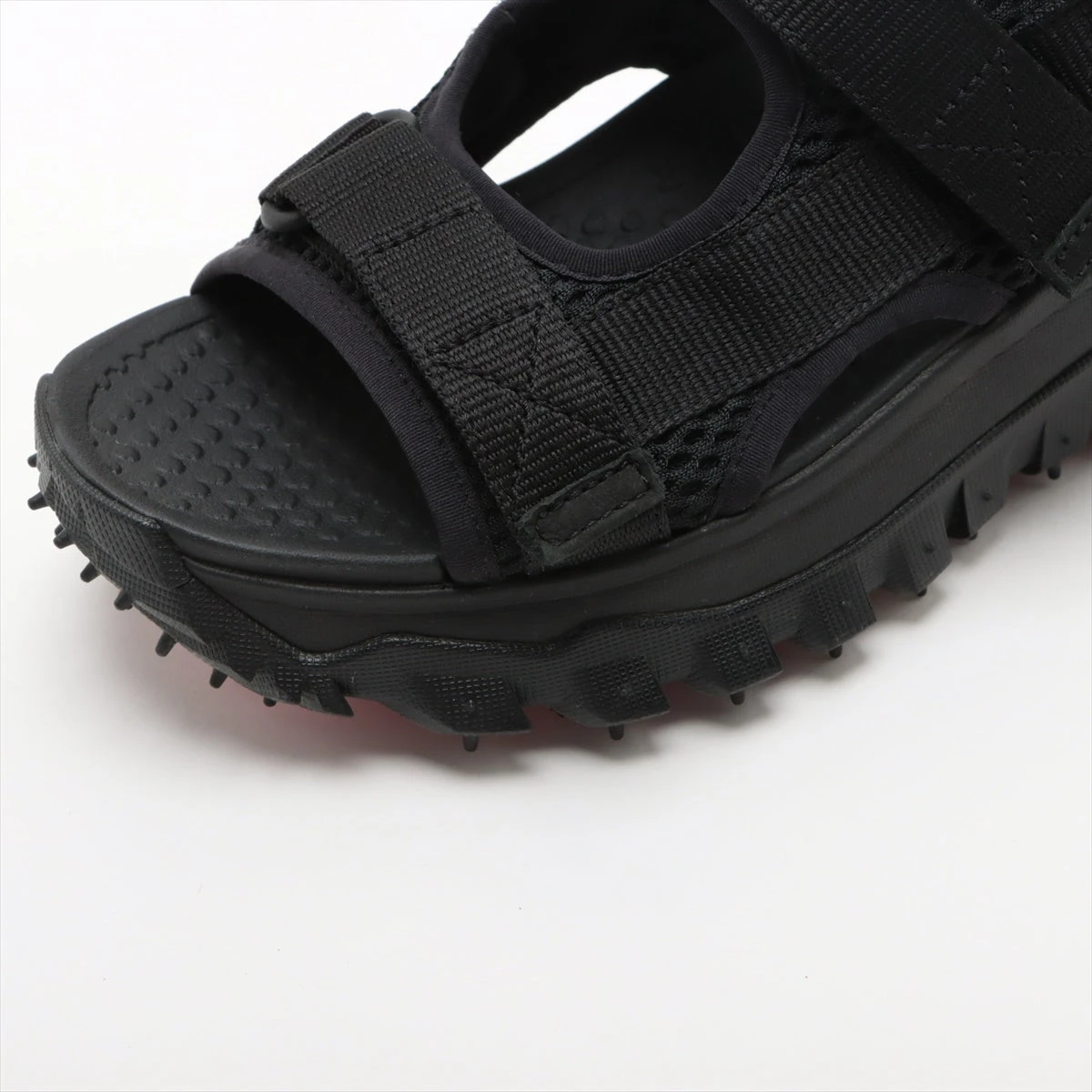 T*☆様 【美品】MONCLER シルバー クロスストラップ サンダル　38 ブラック Trailgrip Velaサンダル : サンダルとスライダー 向け