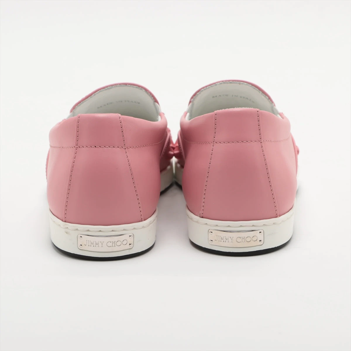 ジミーチュウ レザー スリッポン 37 レディース ピンク GRACY