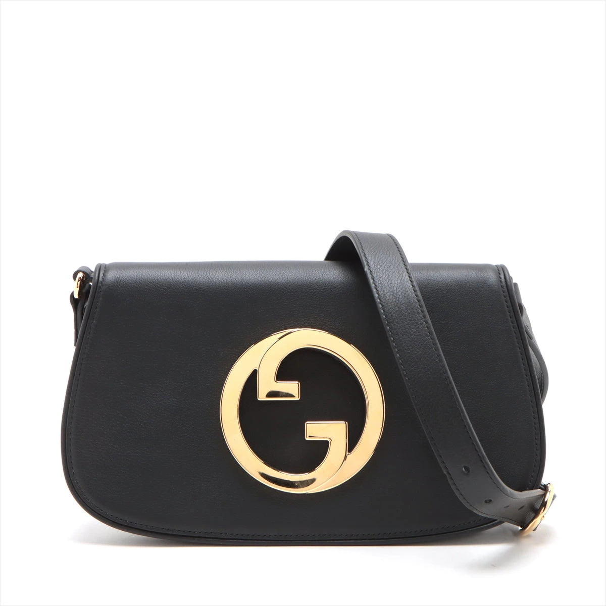 【セール】グッチ☆ブロンディ レザー ショルダーバッグ☆699268 グッチ ブロンディ レザー 2WAYショルダーバッグ ブラック
