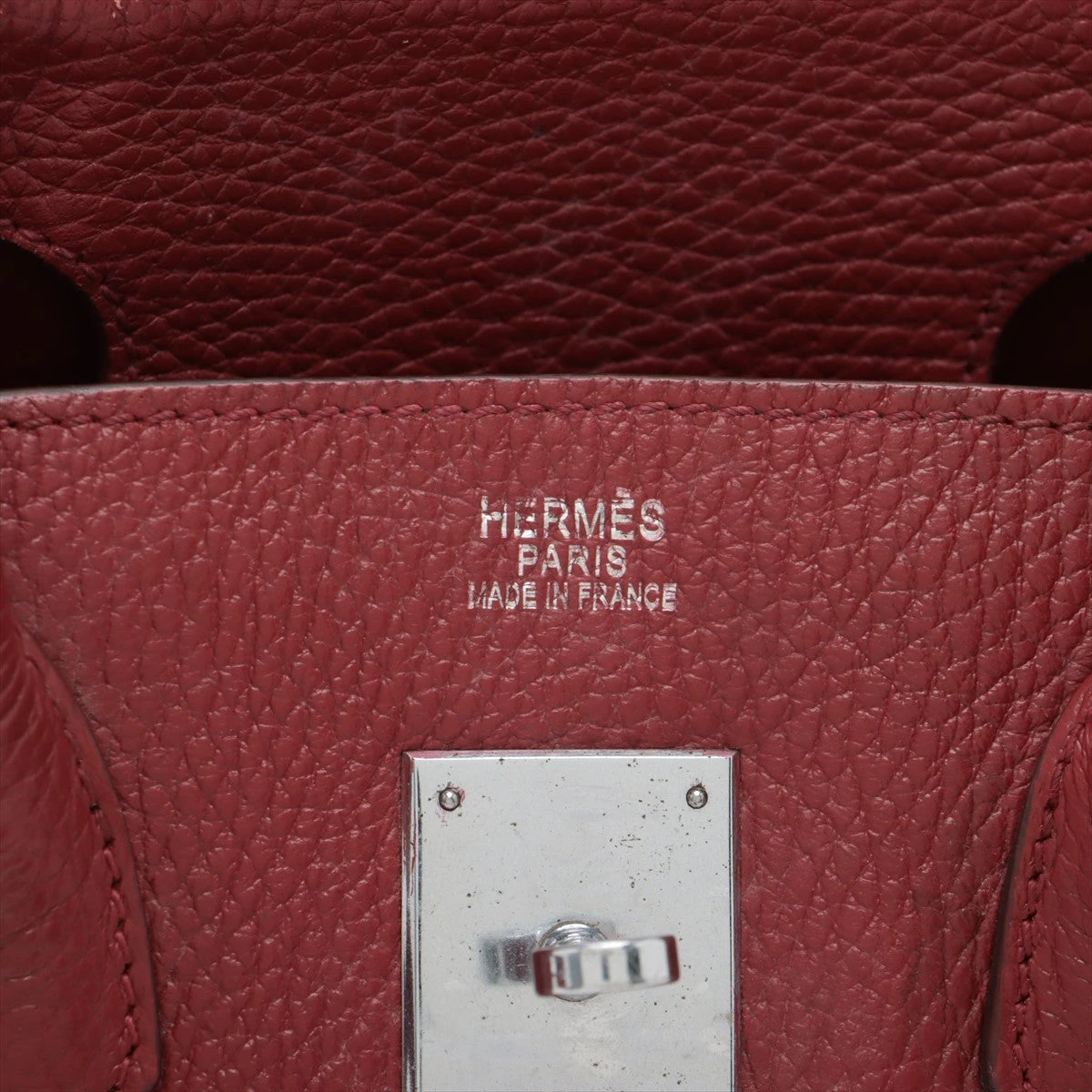 エルメス バーキン35 トゴ ボルドー シルバー金具 □M:2009年 内部
