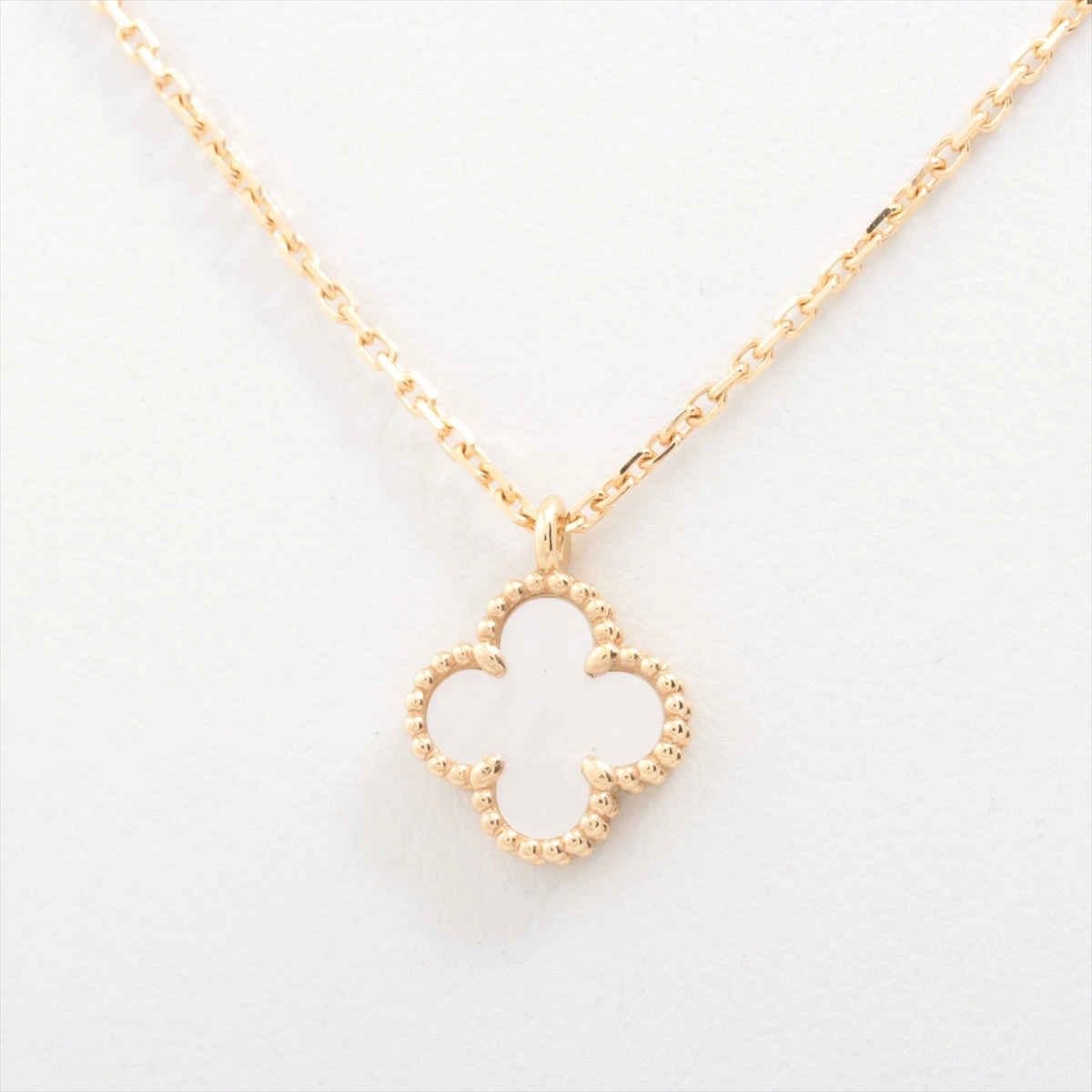 ヴァンクリーフ&アーペル スウィートアルハンブラ ネックレス 750(YG