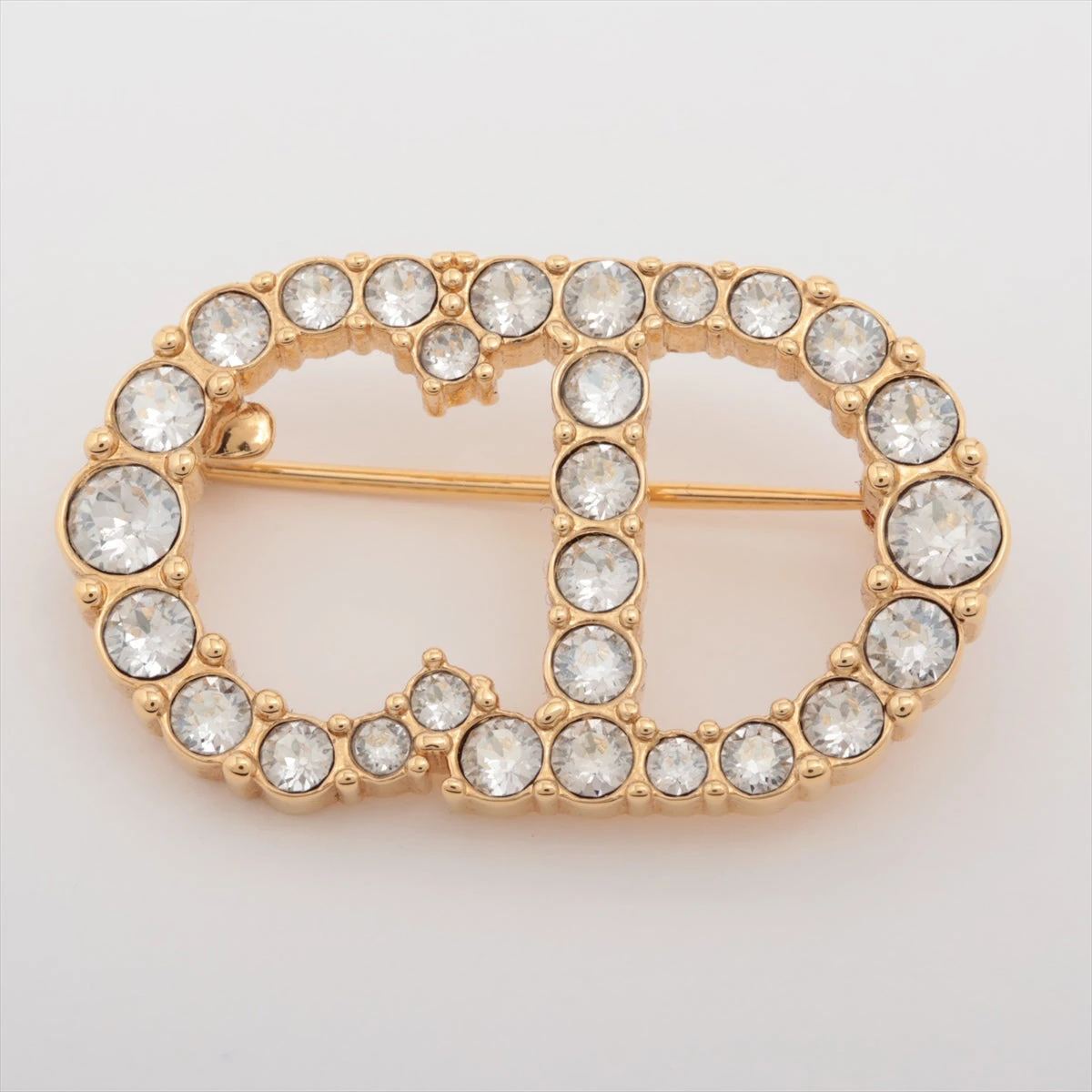 ディオール ブローチ DIOR PETIT CD BROOCH メタル レジン