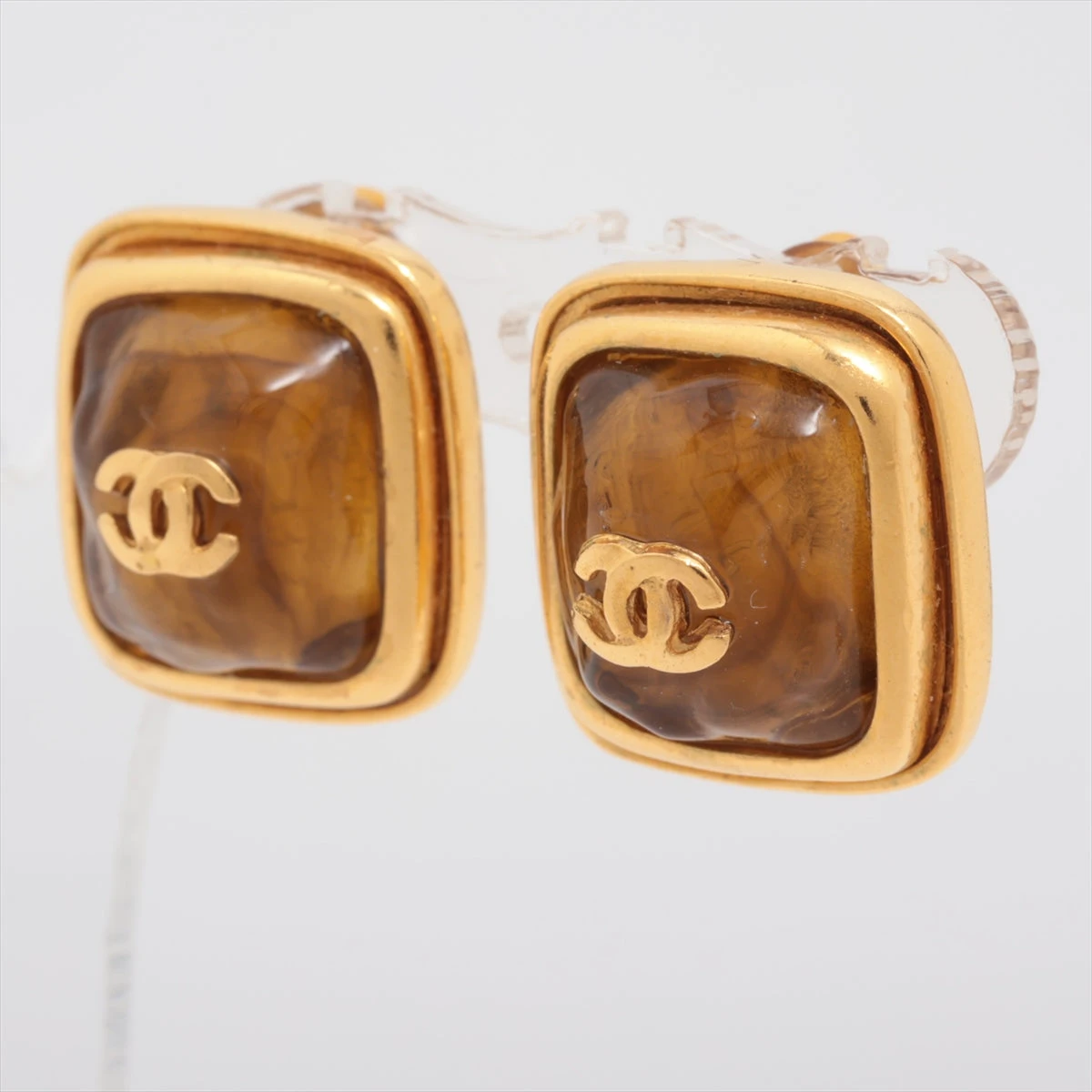 シャネル ココマーク グリポア 99A イヤリング(両耳用) GP ゴールド  