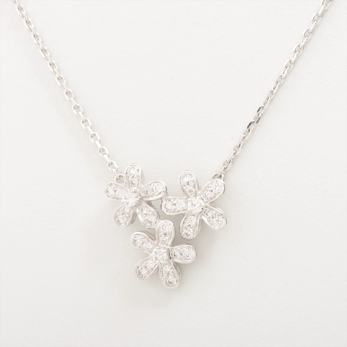 ヴァンクリーフ&アーペル ソクラテス ダイヤ ネックレス 750(WG) 7.7g