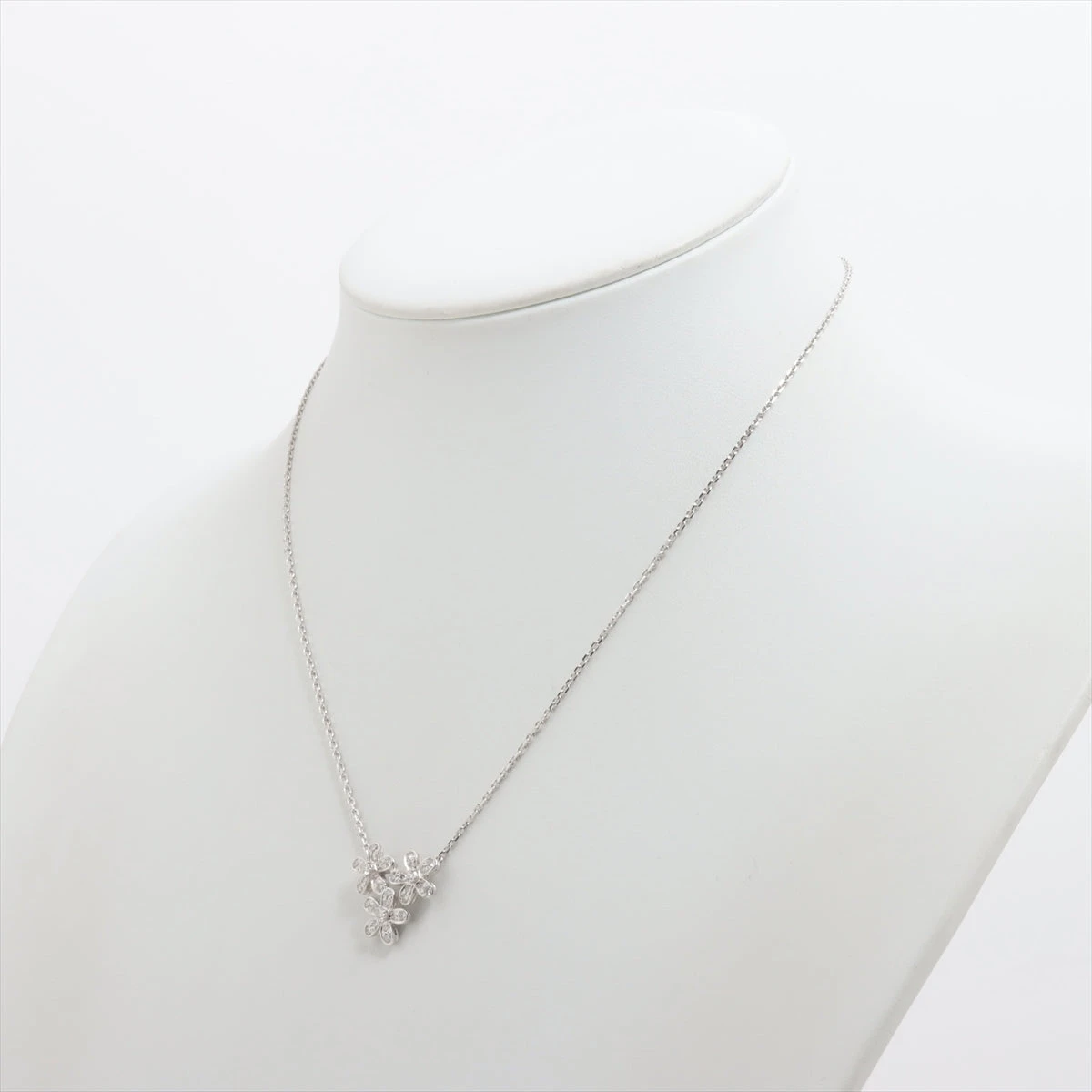 ヴァンクリーフ&アーペル ソクラテス ダイヤ ネックレス 750(WG) 7.7g