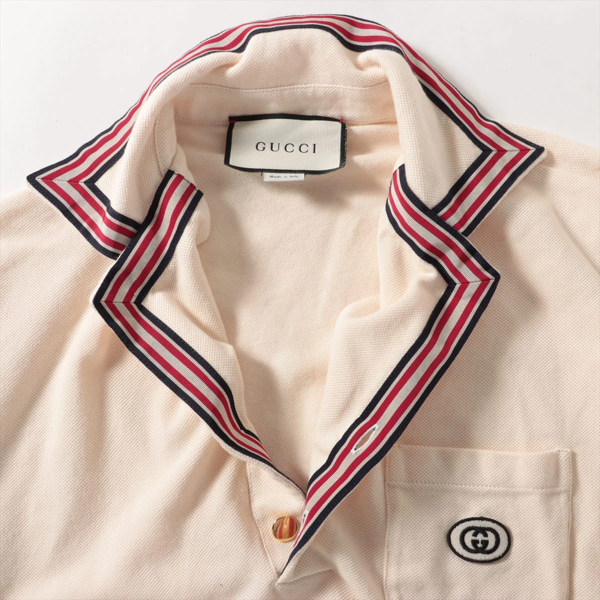 GUCCI ベージュ ポロシャツ Mサイズ 楽天市場】GUCCI グッチ ポロシャツ 良好 サイズ:M ベージュ