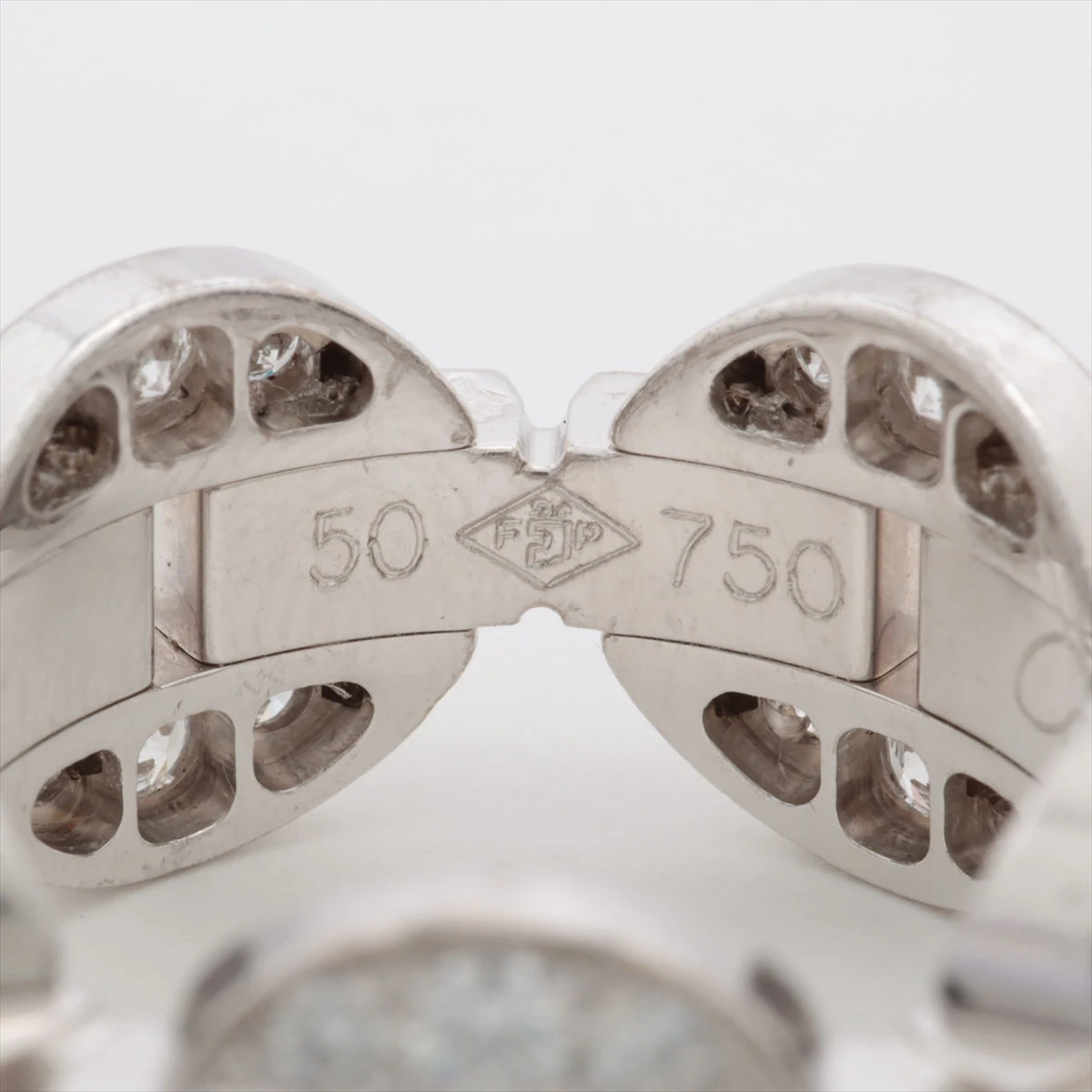 カルティエ イマリア ダイヤ リング 750(WG) 8.6g 50 A2822182｜中古