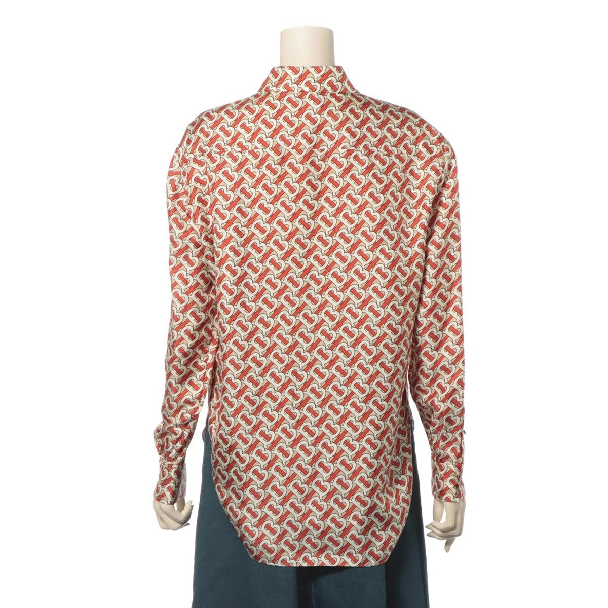 BURBERRY ブラウス BURBERRY(バーバリー) ハーフジップシルクブラウス8041117