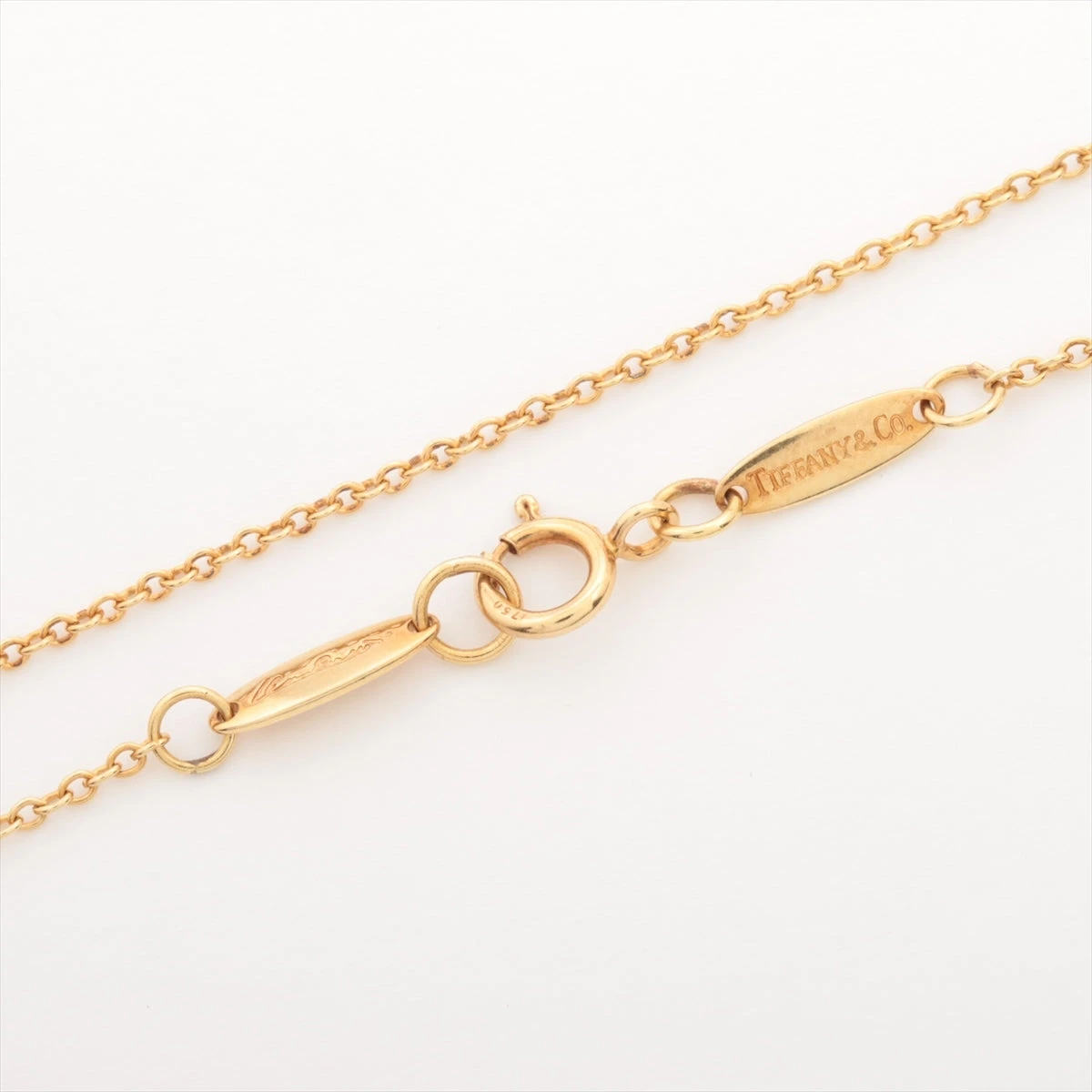 ♥️TIFFANY♥️750ティファニーオープンネックレス ティファニー TIFFANY＆CO オープンハートネックレス イエロー