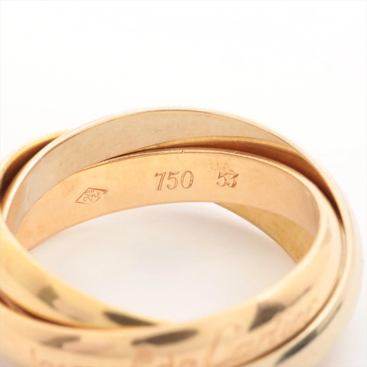 カルティエ トリニティ リング XS #54 750PG/WG/YG【23878