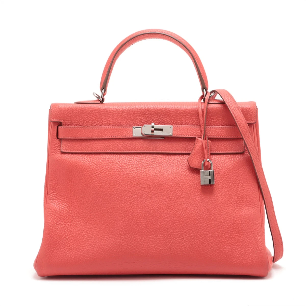 HERMES - 新品同様 エルメス ケリーストラップ トリヨンクレマンス シルバー金具 ディープブルー ショルダーストラップ 0700【中古】HERMES HERMES - 新品同様 エルメス ケリーストラップ トリヨン