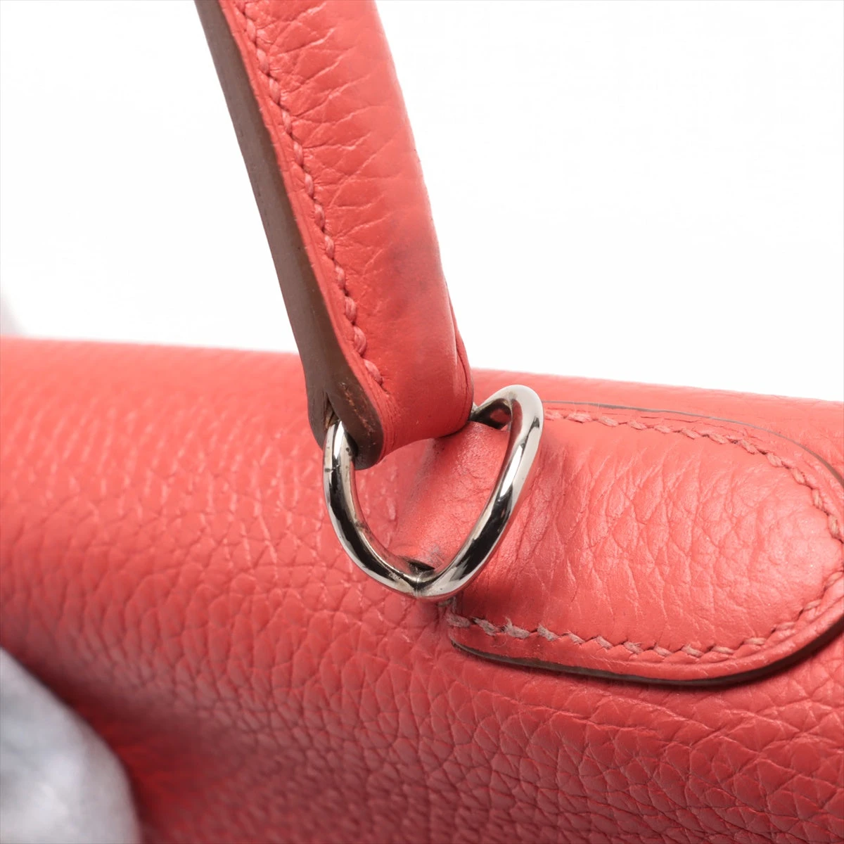 エルメス　ケリー　 ショルダーストラップ　トリヨンクレマンス　 レッド　シルバー エルメス ケリー35 トリヨンクレマンス ピンク シルバー金具 □R