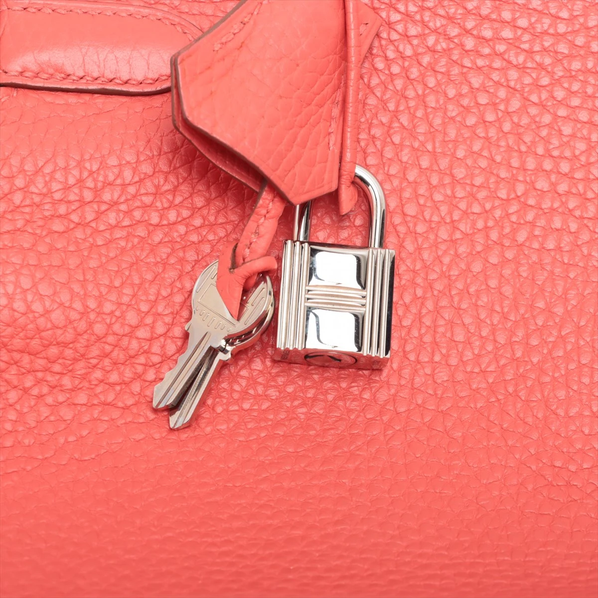 エルメス　ケリー　 ショルダーストラップ　トリヨンクレマンス　 レッド　シルバー エルメス ケリー35 トリヨンクレマンス ピンク シルバー金具 □R