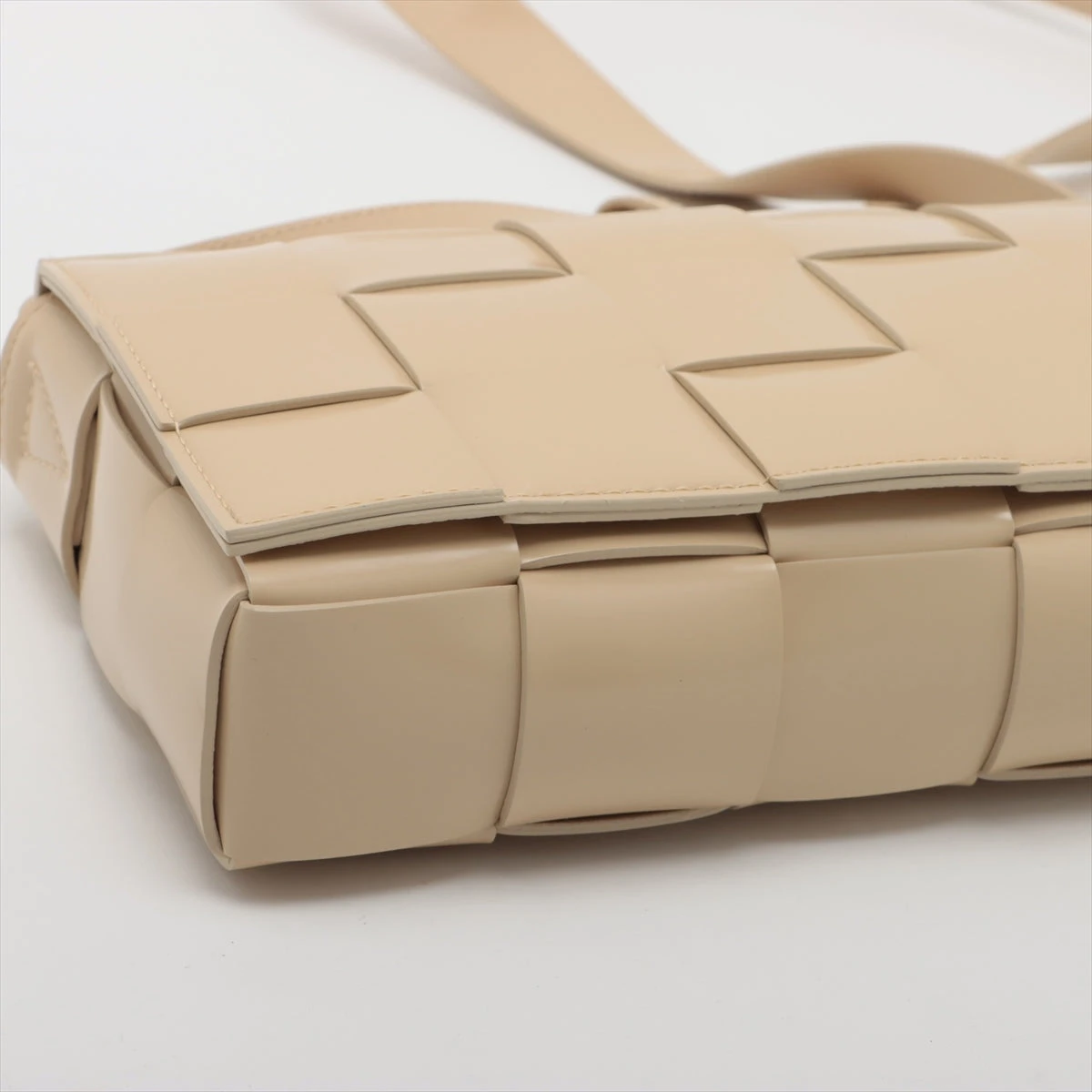 ボッテガヴェネタ■本革イントレチャート 2way ワンショルダーバッグ■ベージュ BOTTEGA VENETA 美品 ボッテガ ヴェネタ イントレチャート 2WAY