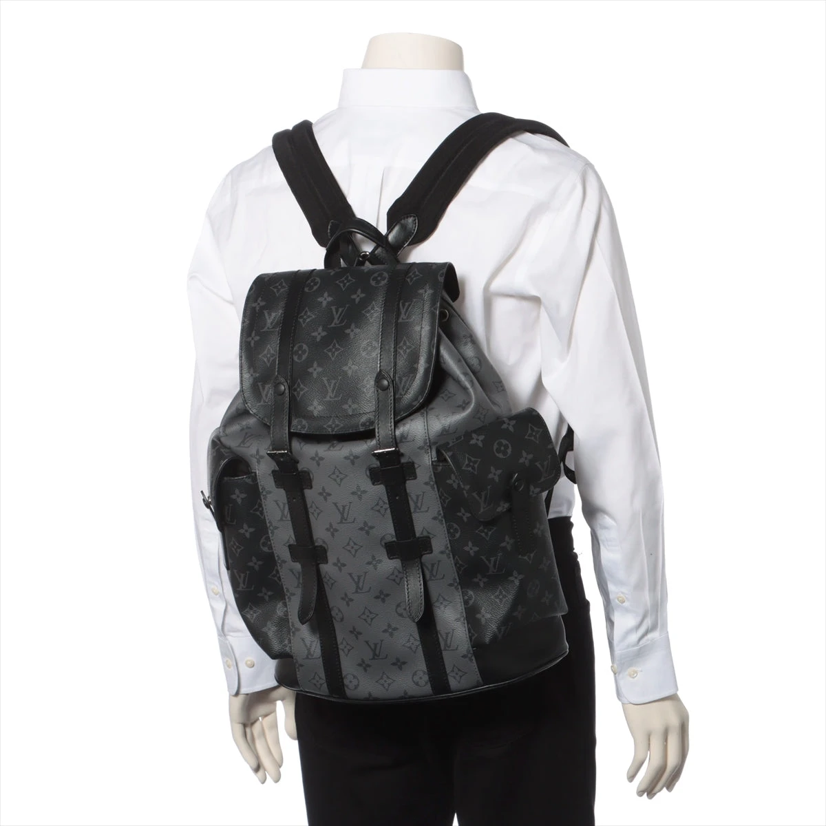 ルイヴィトン モノグラムエクリプス クリストファーPM M45419 RFID反応