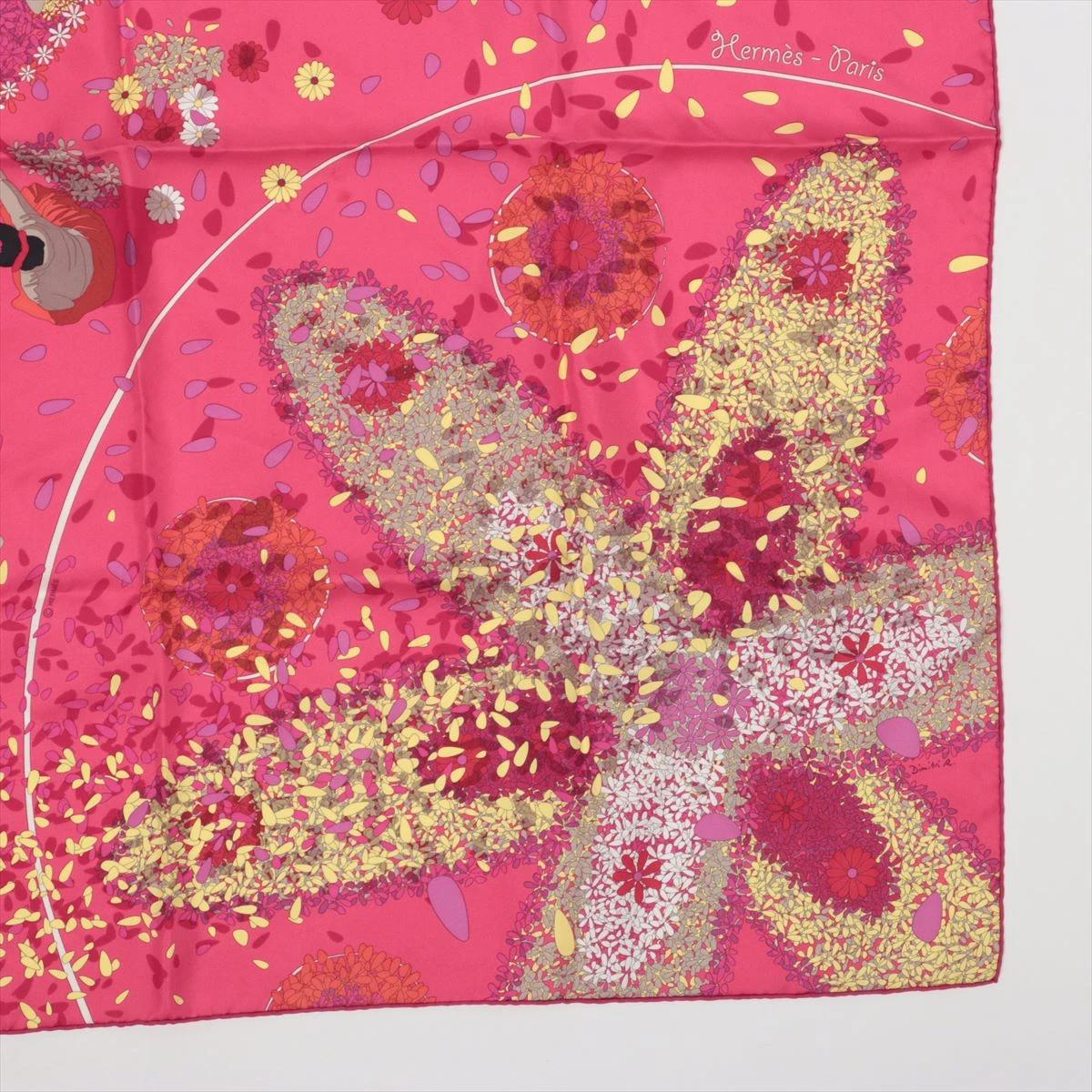 エルメススカーフ　花の捧げもの エルメス スカーフ 花の捧げもの