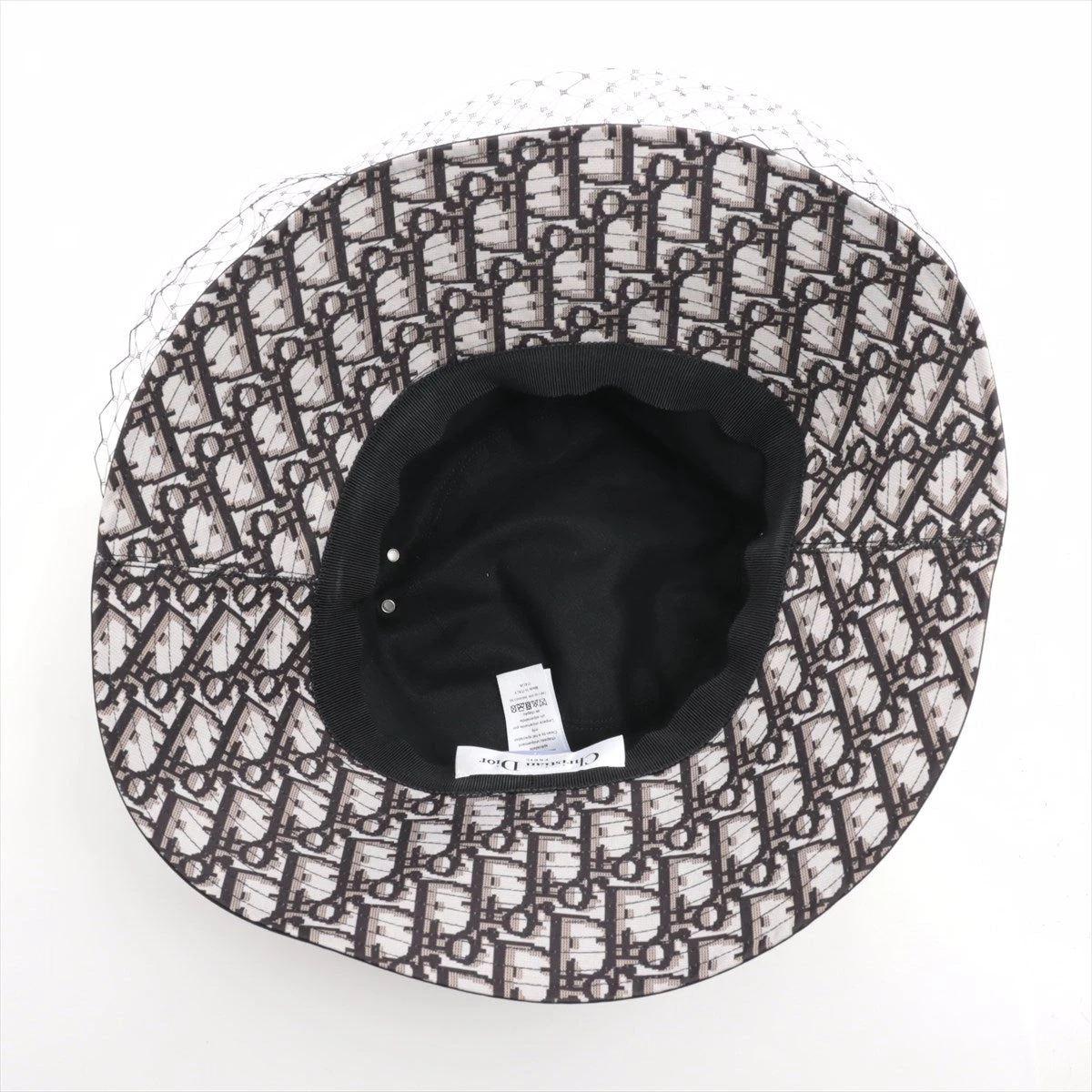 ディオール 95TDD924G130 コットン×ポリ　58 オブリーク ハット ディオール 95TDD924G130 コットン×ポリ58 オブリーク ハット