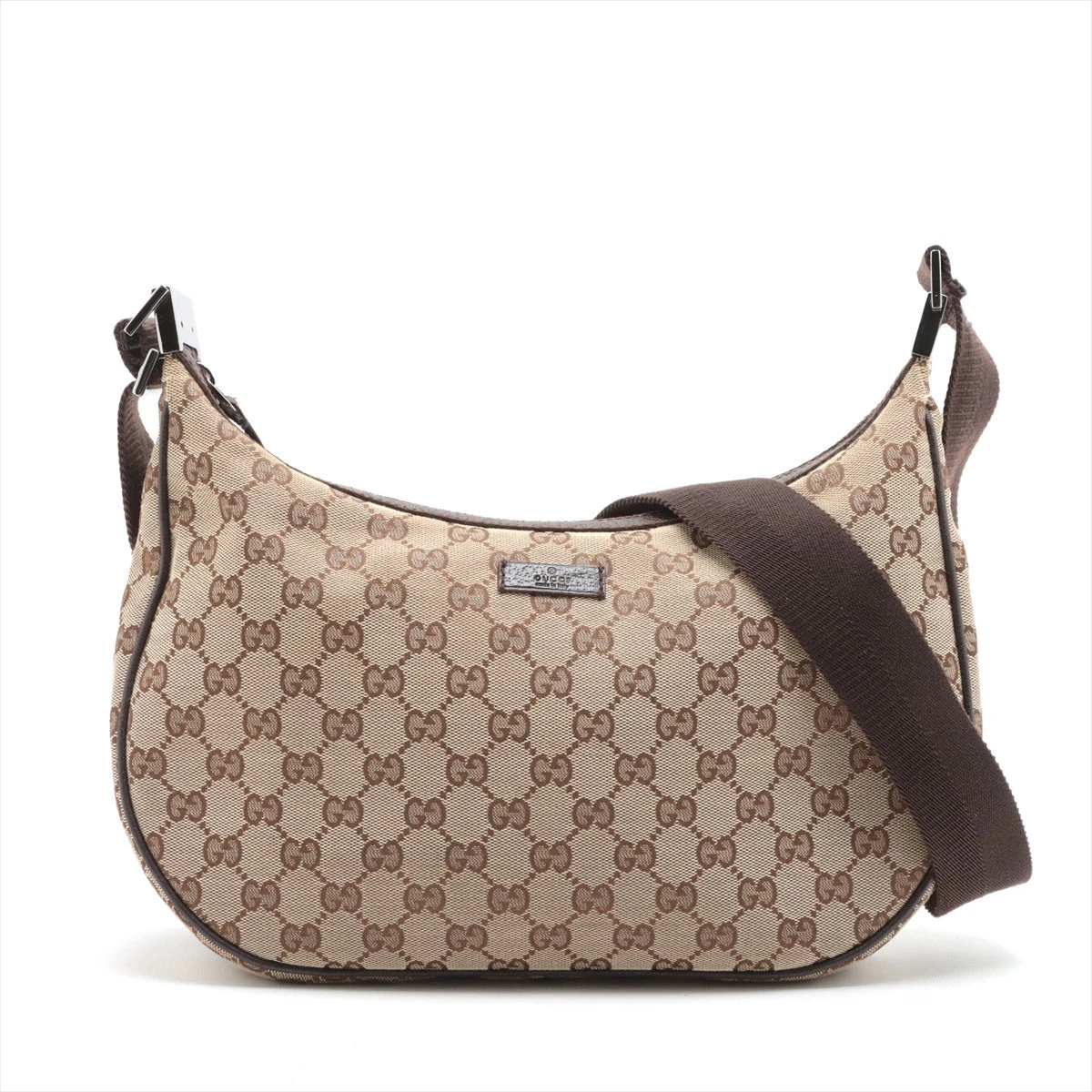 GUCCI グッチ GGキャンバス ショルダーバッグ ブラウン 122790 グッチ GGキャンバス ショルダーバッグ ブラウン 122790