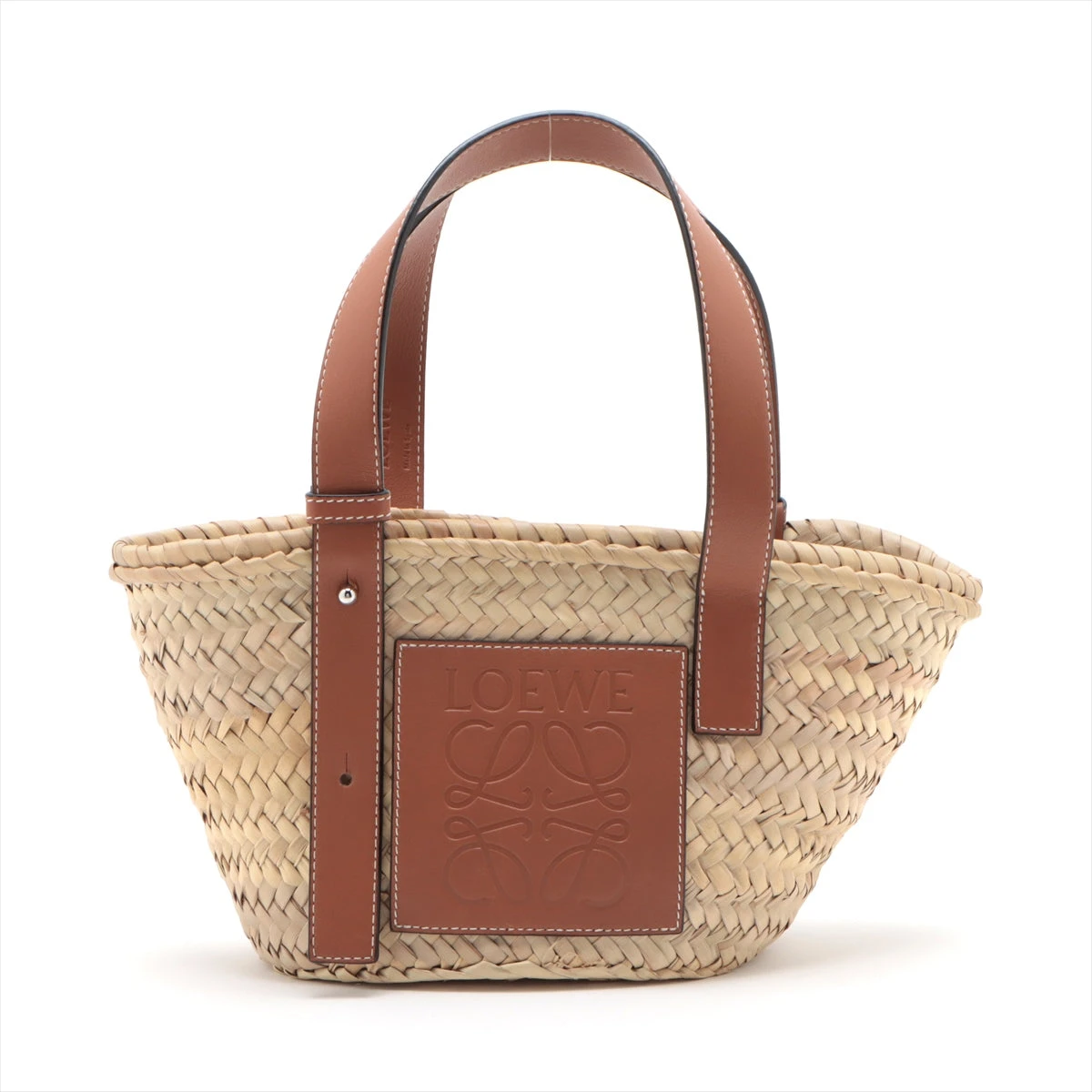 LOEWE かごバッグ ストロー レザー LOEWE かごバッグ ストロー レザー