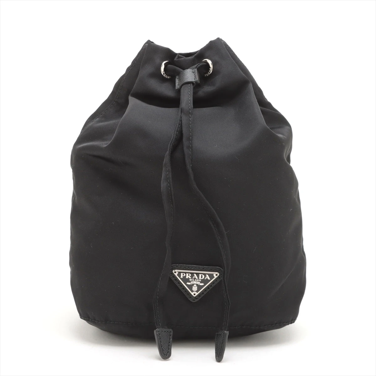 プラダ テスート ナイロン 巾着 ブラック 1NA369 A2829027｜中古
