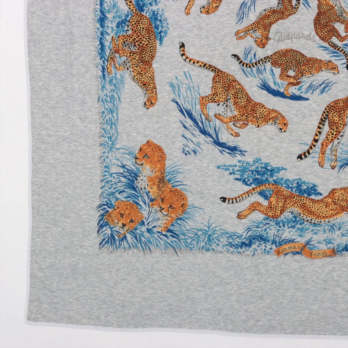 ⭐︎激レア⭐︎新品未使用☆ Hermès カレ90　Guépards ブラウン 極美品 HERMES エルメス カレ90 LES MYTHOLOGIES DES HOMMES