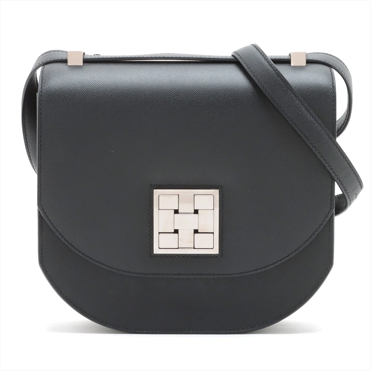 エルメス モザイク24-21 ヴォーエプソン ブラック シルバー金具