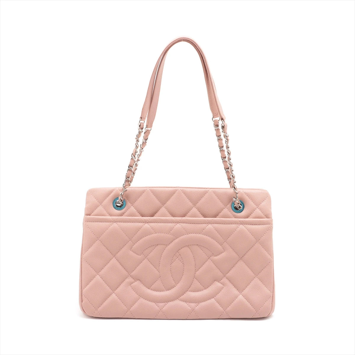 CHANEL シャネル 復刻トート ピンク キャビアスキン/ゴールド