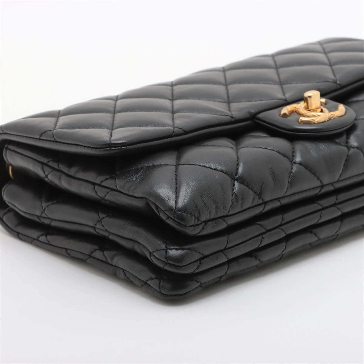 【美品】CHANEL シャネル レザーパンプス マトラッセ ブラック 21cm 12461035_1.jpg