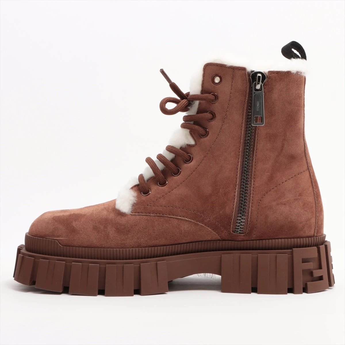 フェンディ スエード ブーツ スニーカー シューズ ブラウン