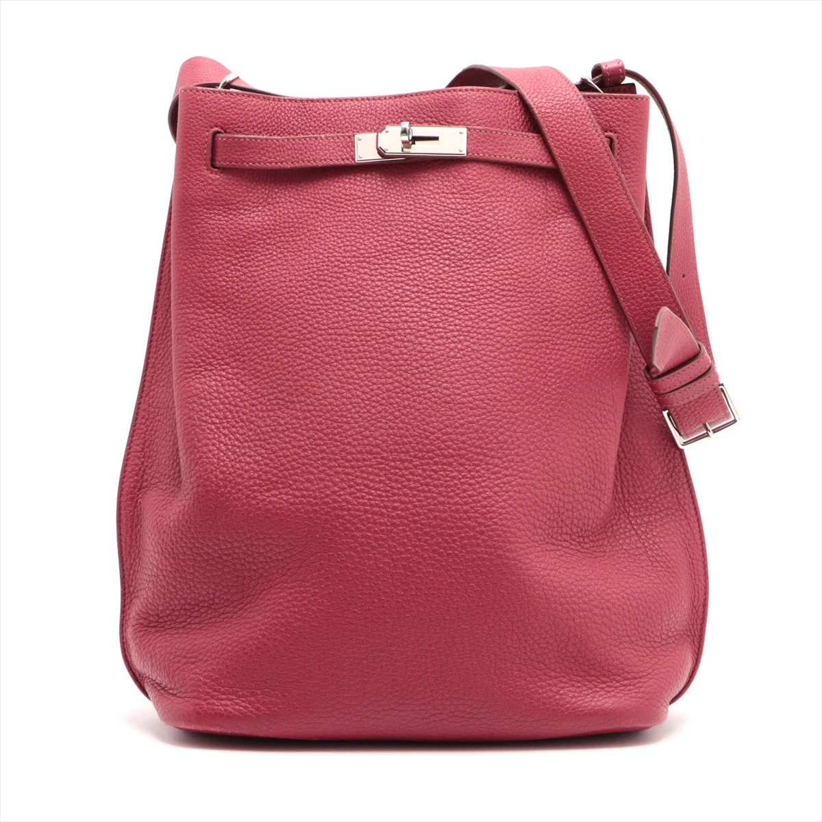 エルメス ソーケリー26 トゴ ルビー シルバー金具 □N:2010年 A2573182 
