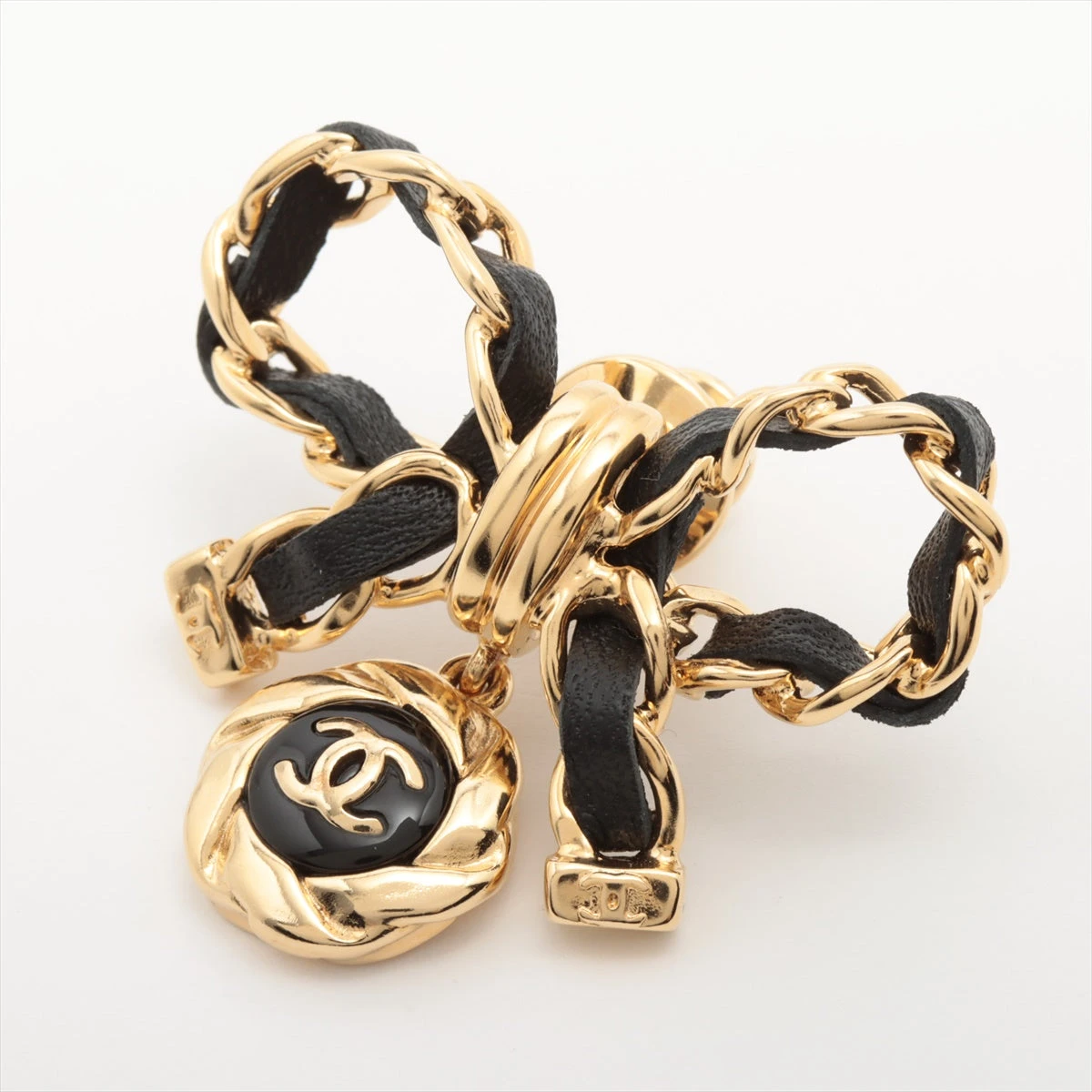 CHANEL シャネル ピンブローチ3点セット マトラッセ リボン ココ