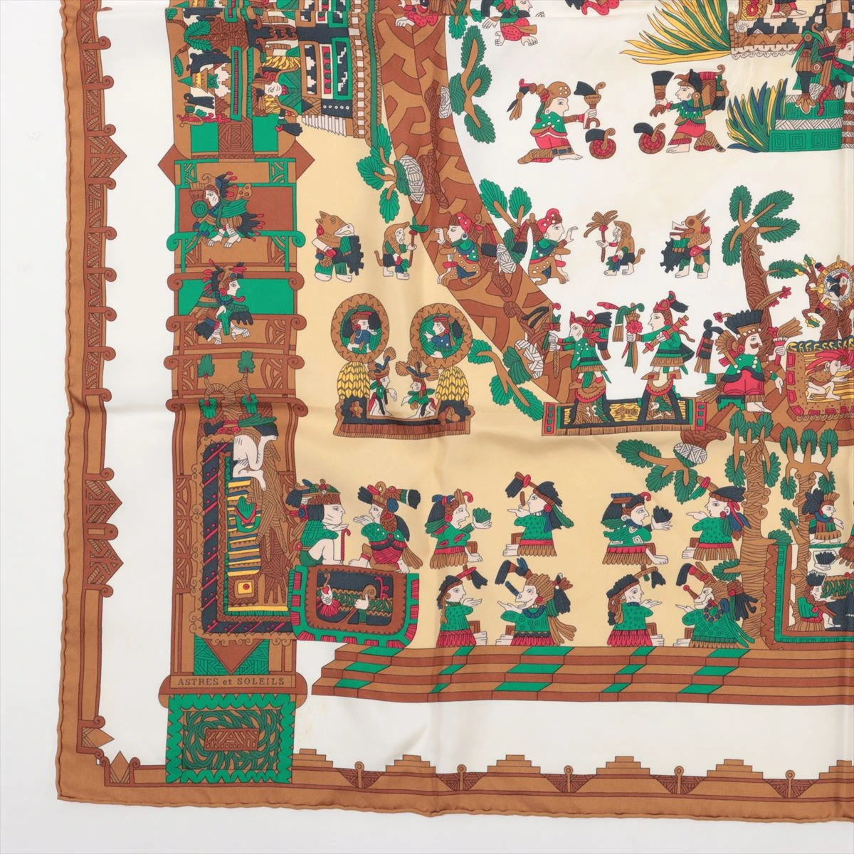 エルメス カレ90 ASTRES et SOLEILS 天体と太陽 スカーフ シルク