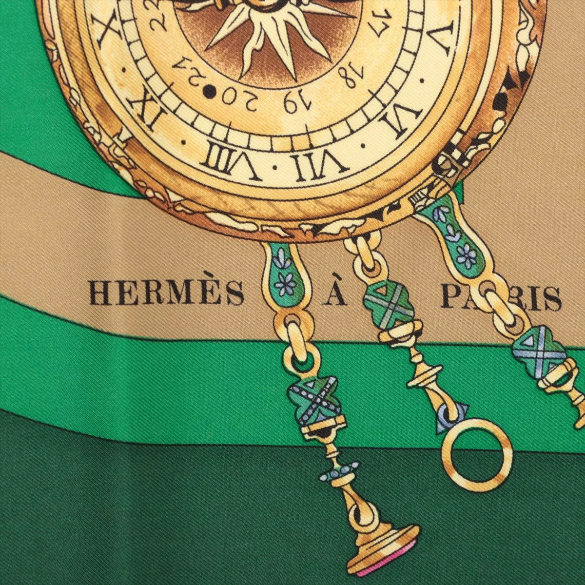 【TESO】エルメス スカーフ la ronde des heures HERMES Silk La Ronde des Heures Scarf 90 79855 | FASHIONPHILE