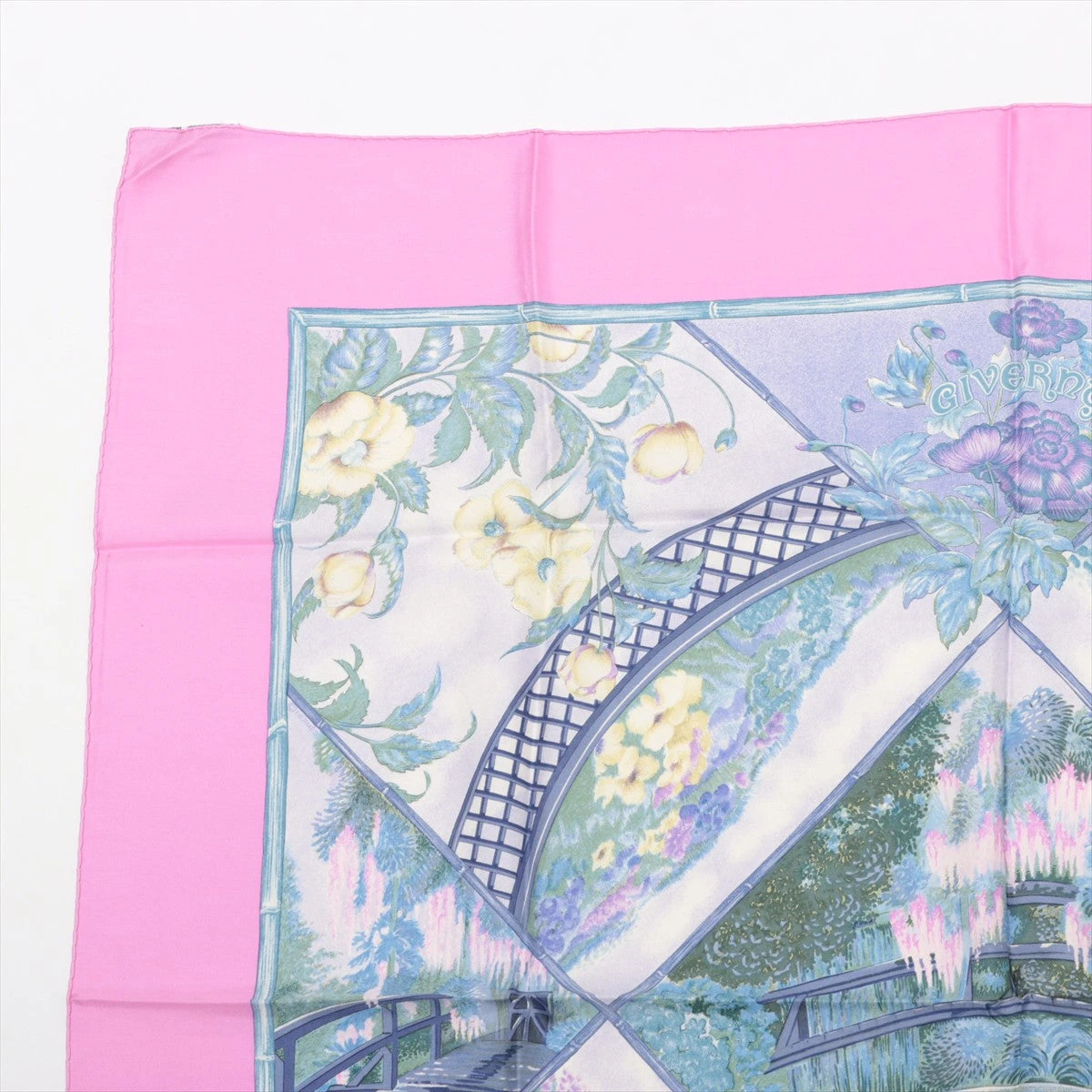 ☘️展示品 未使用☘️ HERMES　GIVERNY モネの庭 カレ90 中古・古着通販】HERMES (エルメス) GIVERNY モネの庭 カレ90