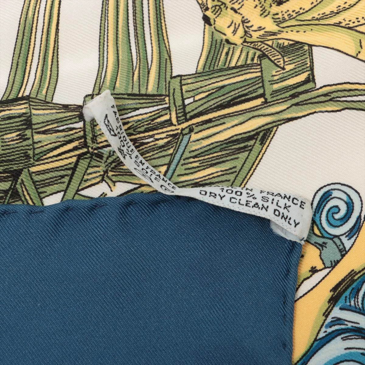 【値下げ終了】HERMES カレ90 Au FIL de la SOIEスカーフ エルメス カレ90 Au FIL de la SOIE 絹糸の赴くままに スカーフ