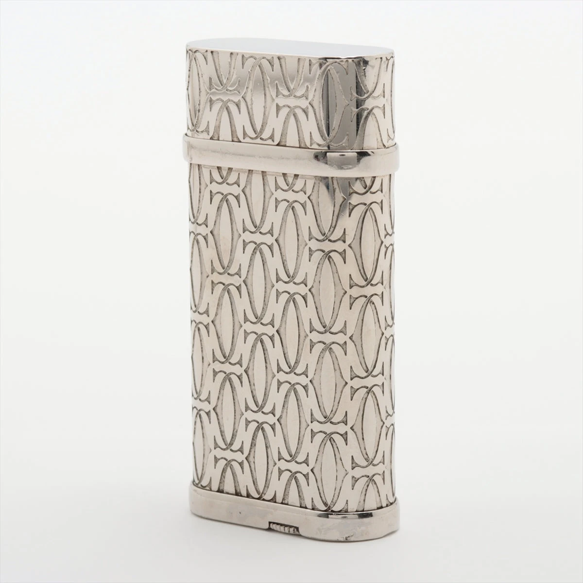 カルティエ ロゴドゥーブルC ライター GP シルバー A2845647