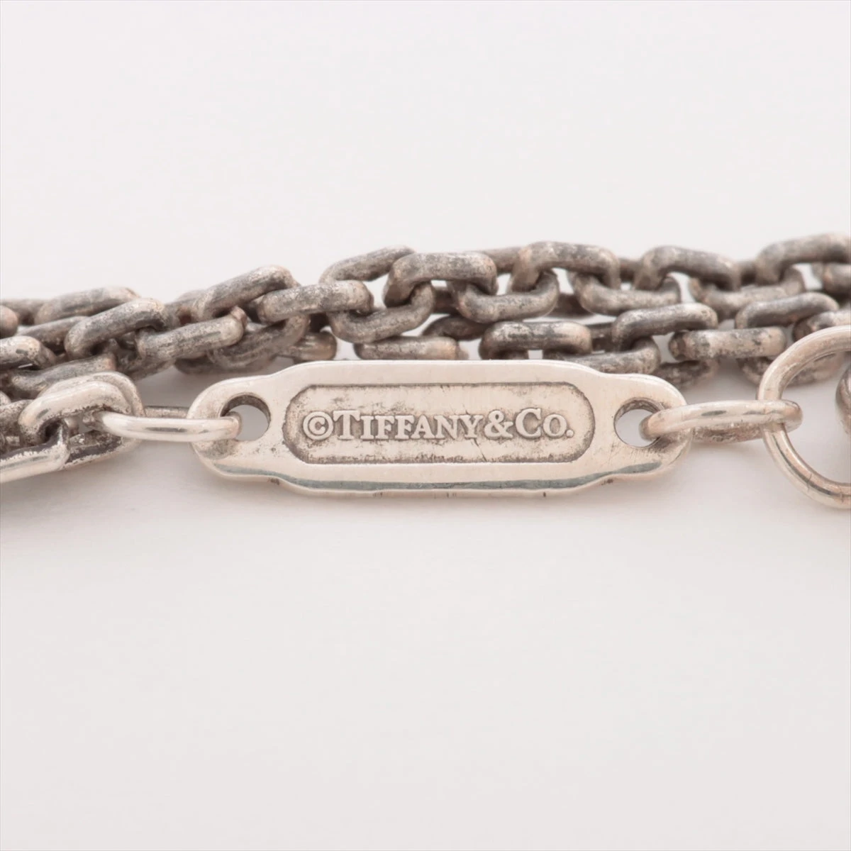 ティファニー ハードウェア ダブルリンク ネックレス 925 11.9g