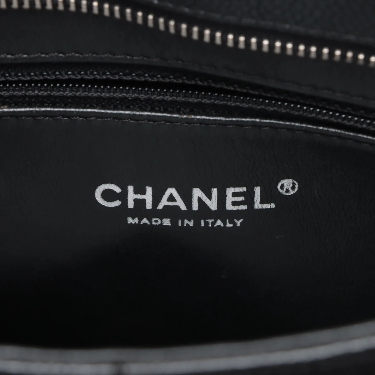 シャネル キャビアスキン トートバッグ シールカード【ランク：B 極 美品 カード シール有 4番台 CHANEL シャネル ココ キャビア