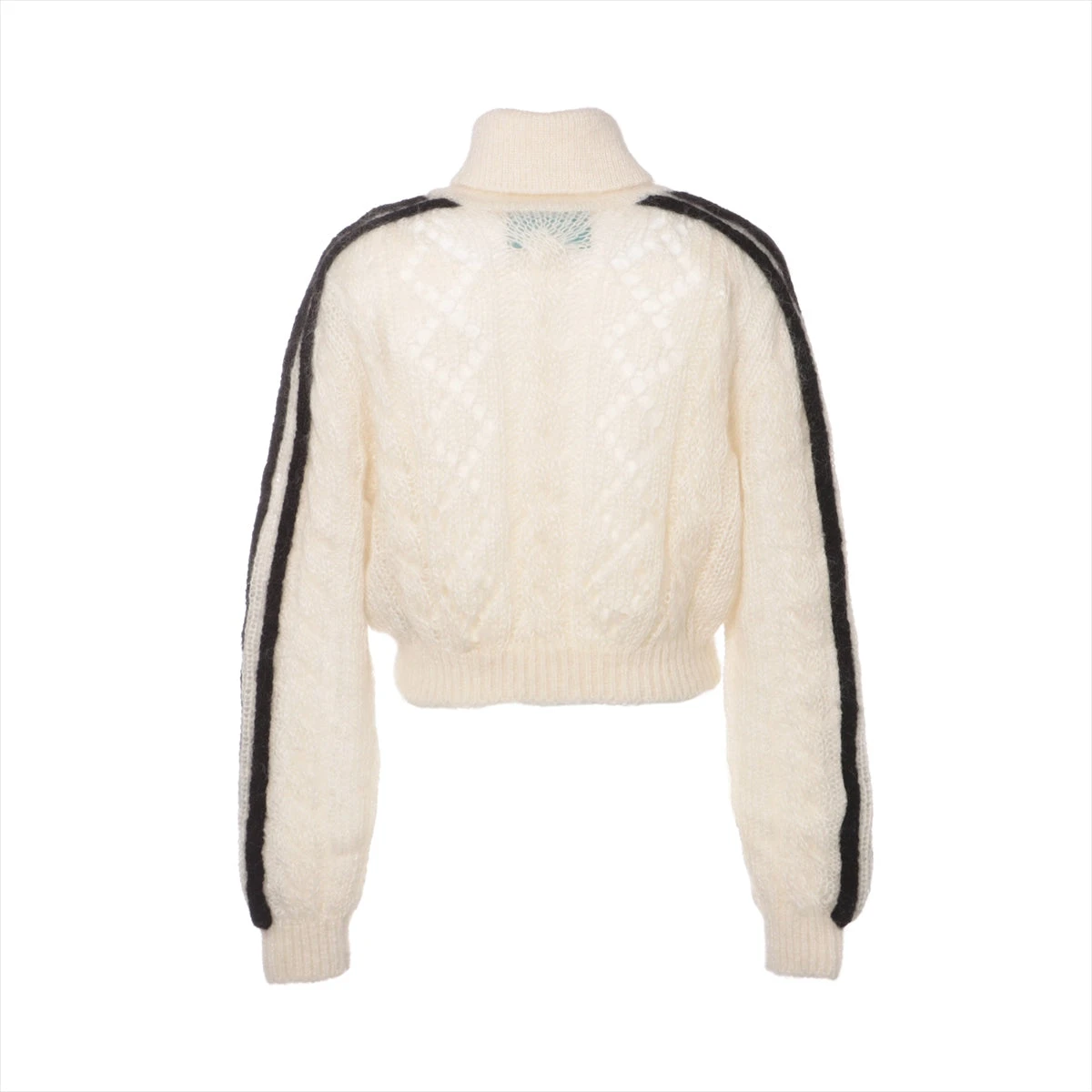 グッチ×アディダス シルク×アセテート タートルネックニット L