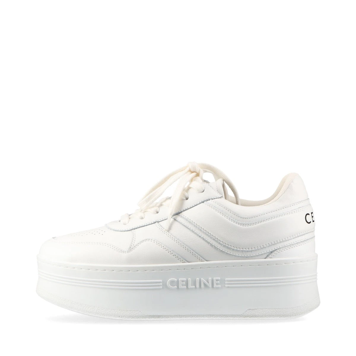 CELINE セリーヌ スニーカー ホワイト サイズ 41 箱 保存袋 替紐 CELINE セリーヌ スニーカー トリオンフ アイ ＆ リップ
