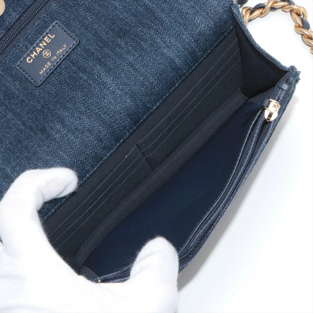 【デニムデザインがかわいすぎ★】CHANEL チェーンウォレット 楽天市場】【質コニシ】【CHANEL/シャネル】チェーンウォレット