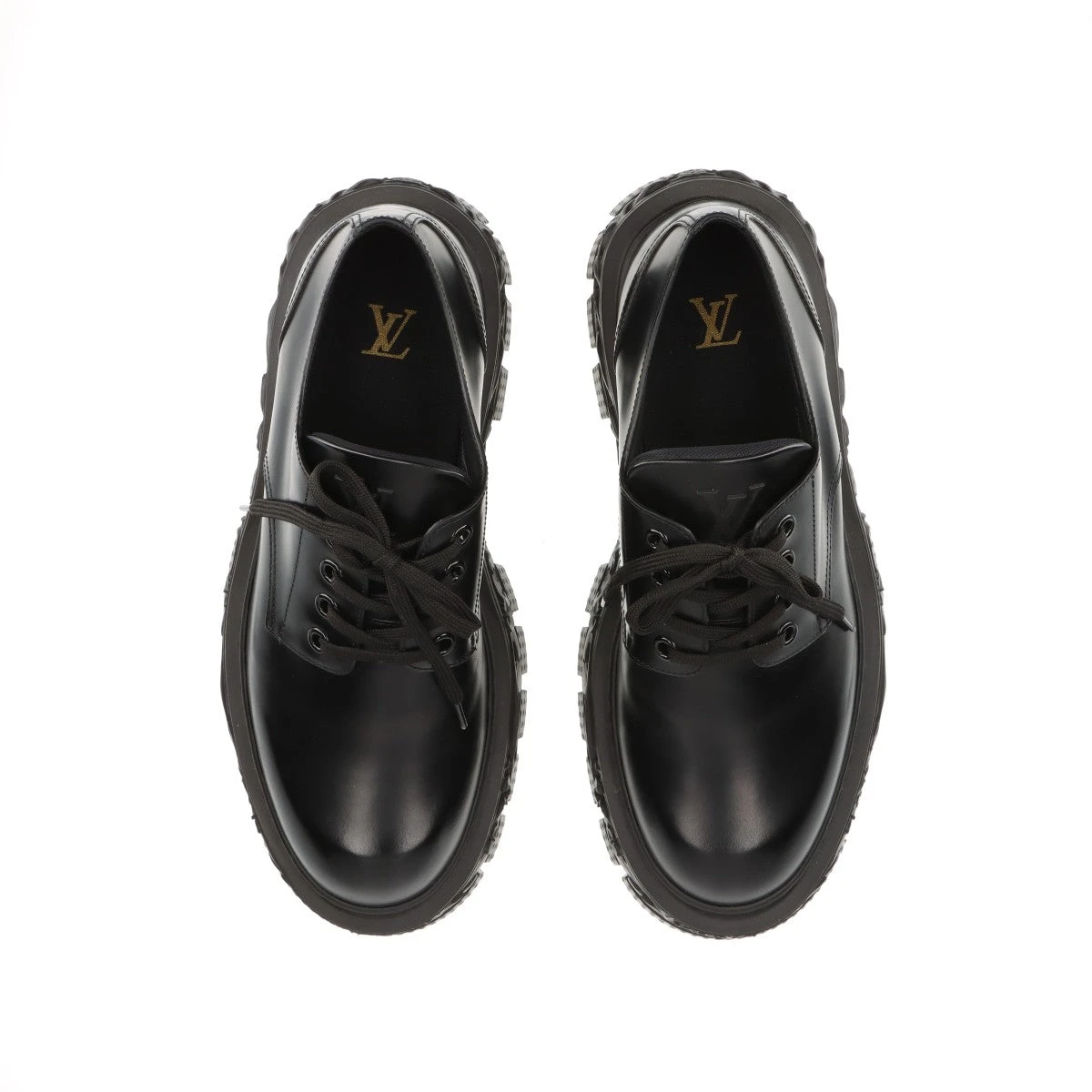 ヴィトン LV バロックライン 22年 レザー レザーシューズ UK7 1 ヴィトン LV バロックライン 22年 レザー レザーシューズ UK7 1