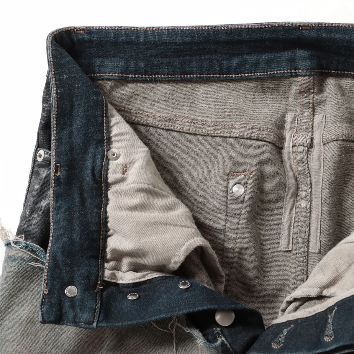 リックオウエンス 19SS コットン デニムパンツ 31 メンズ ブラック 