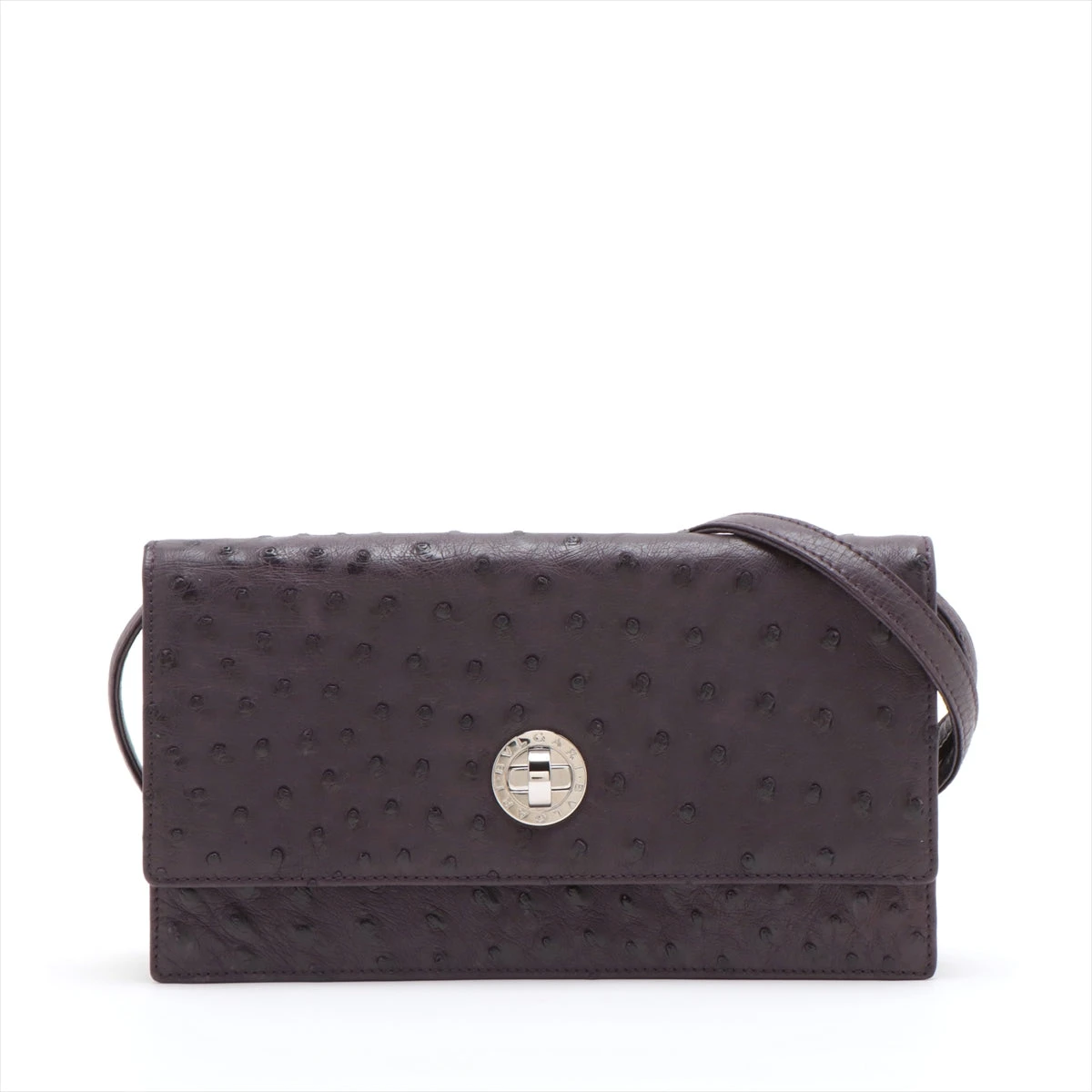 新品未使用品 オーストリッチ ブラックバッグ リュック ショルダー