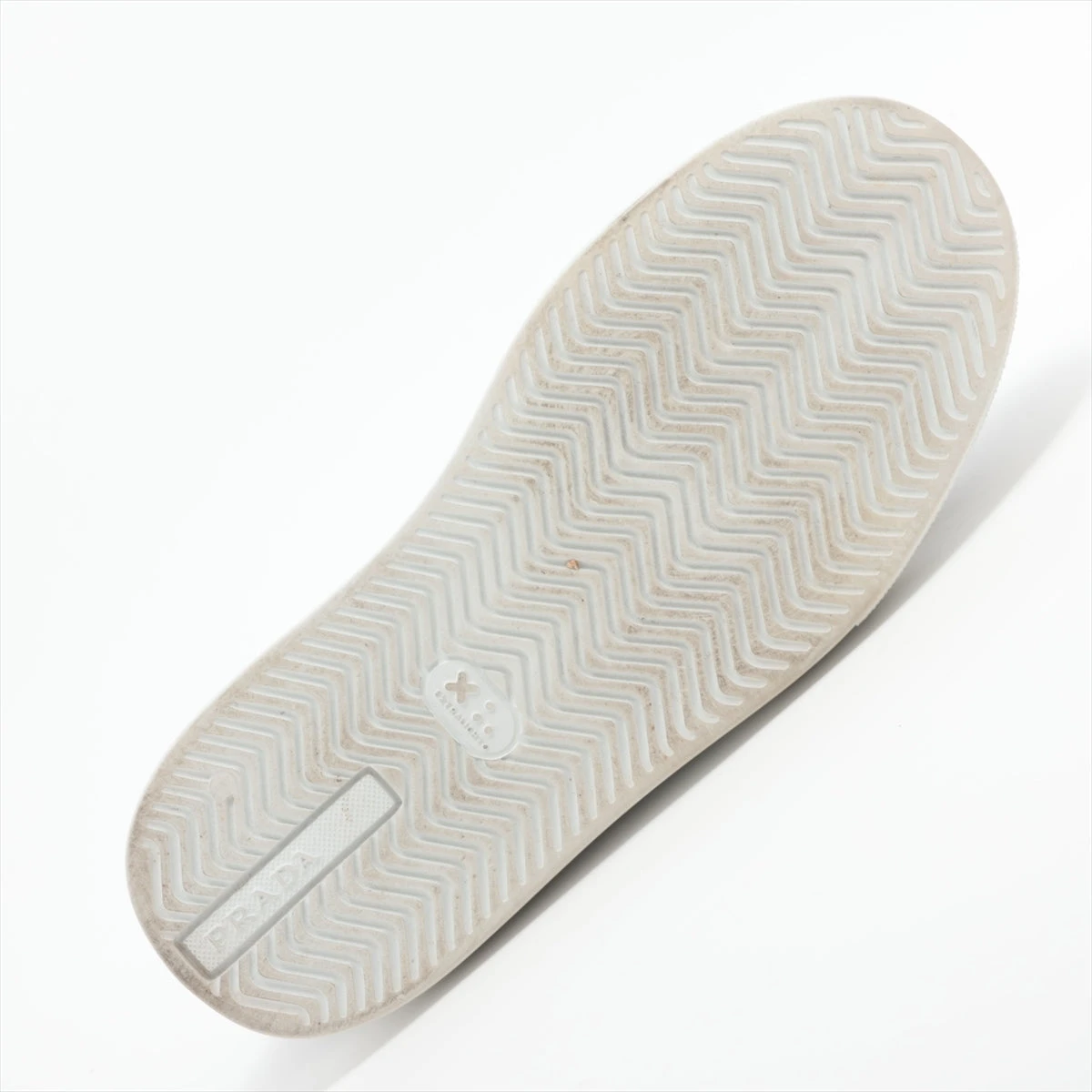 プラダ レザー×ファブリック スニーカー 6 メンズ ブラック プラダ レザー×ファブリック スニーカー 6 メンズ ブラック