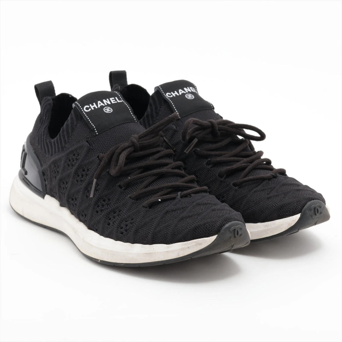 ■ □ 45714★年 20S シャネル ニットスニーカー ココマーク □ □ 45714☆年 20S シャネル ニットスニーカー ココマーク