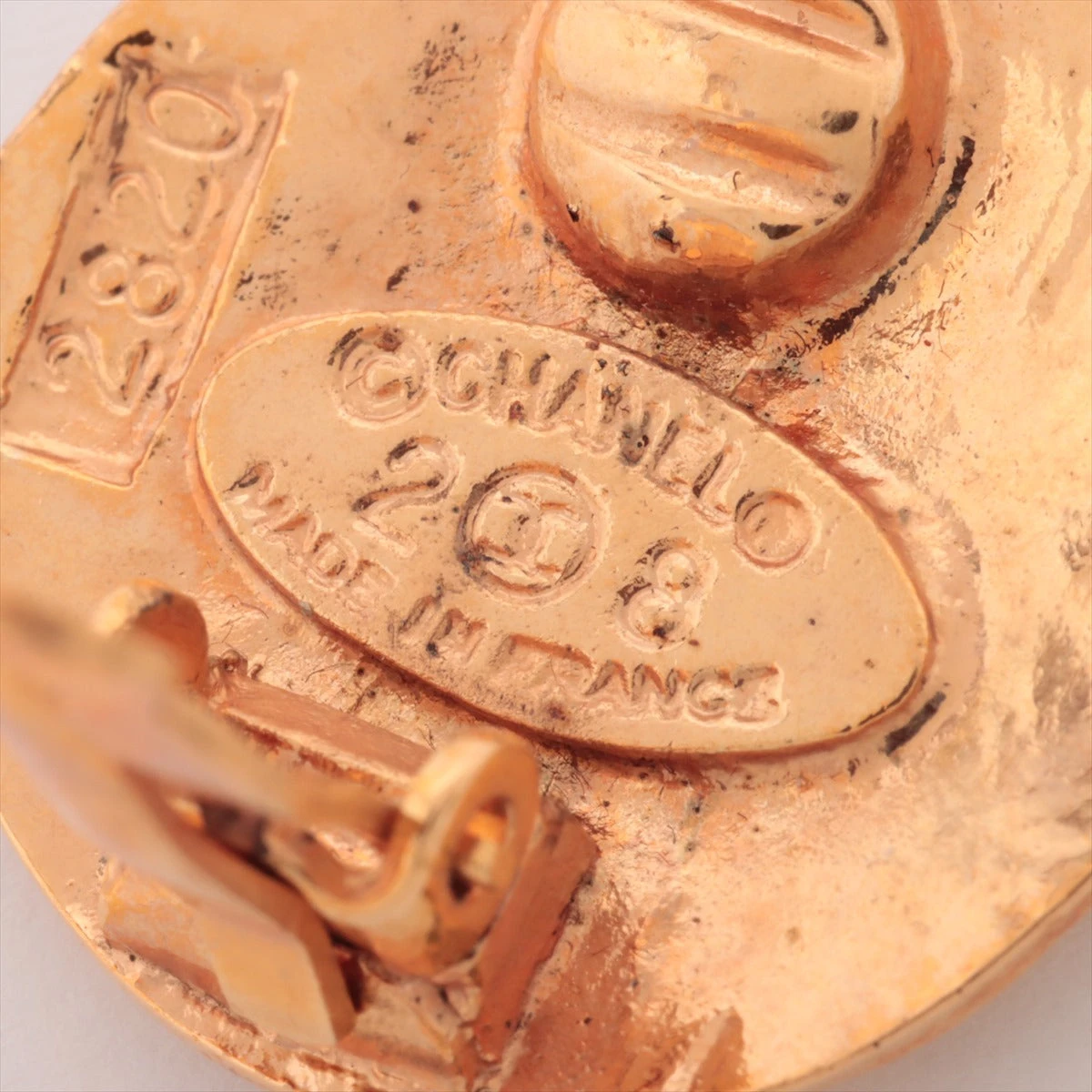 シャネル ココマーク 28 2820 イヤリング(両耳用) GP ゴールド シャネル ココマーク 28 2820 イヤリング(両耳用) GP ゴールド