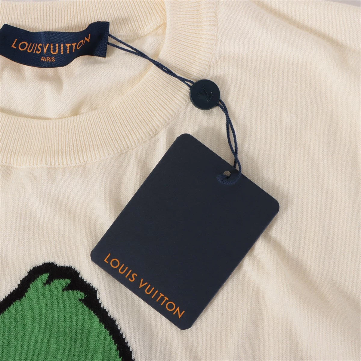ヴィトン×NIGO 22SS コットン ニット XL メンズ ホワイト RM221M