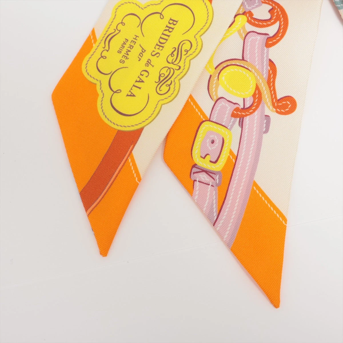 エルメス ツイリー BRIDES de GALA 式典用馬勒 スカーフ シルク